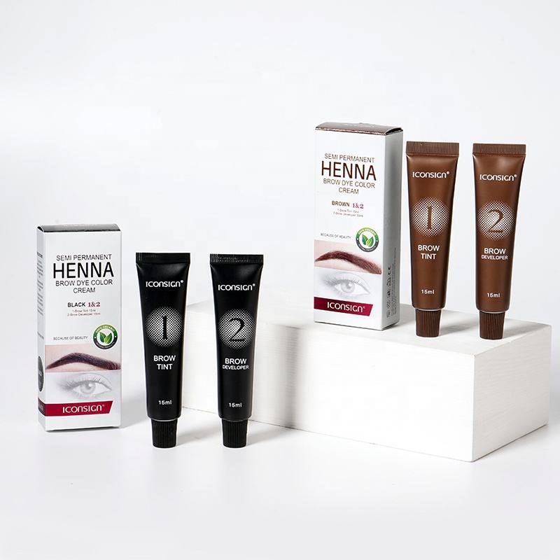 Henna Eyebrow Tint Kit Eyebrow Gel
