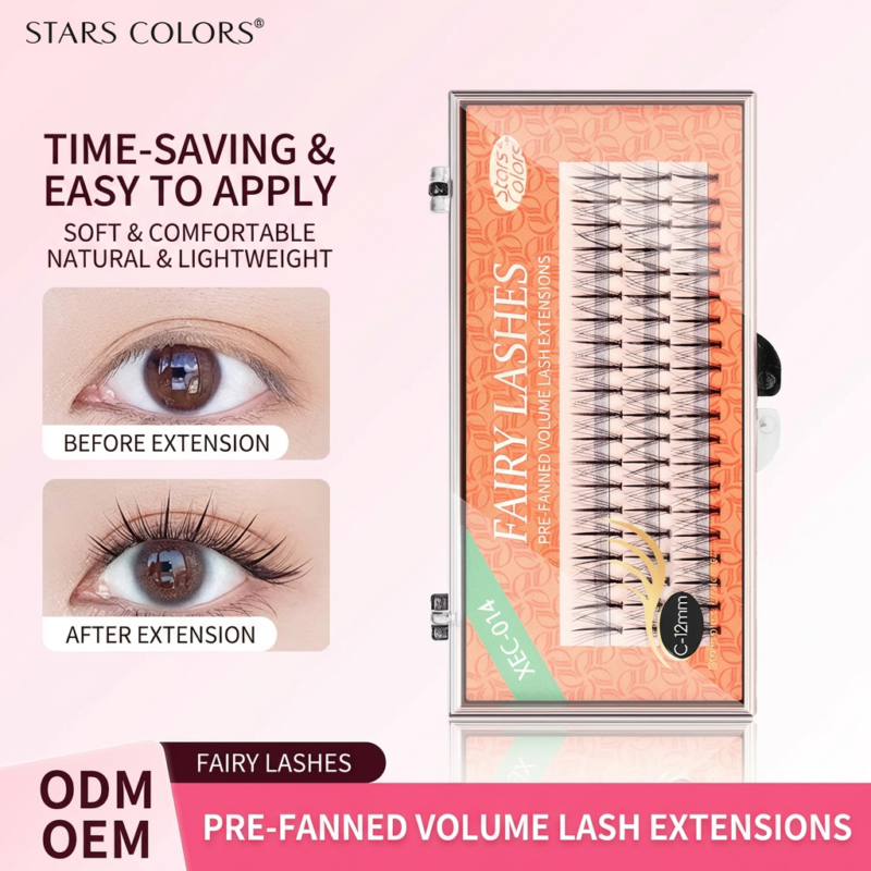 XEC014  10 Flares Silk Eyelash