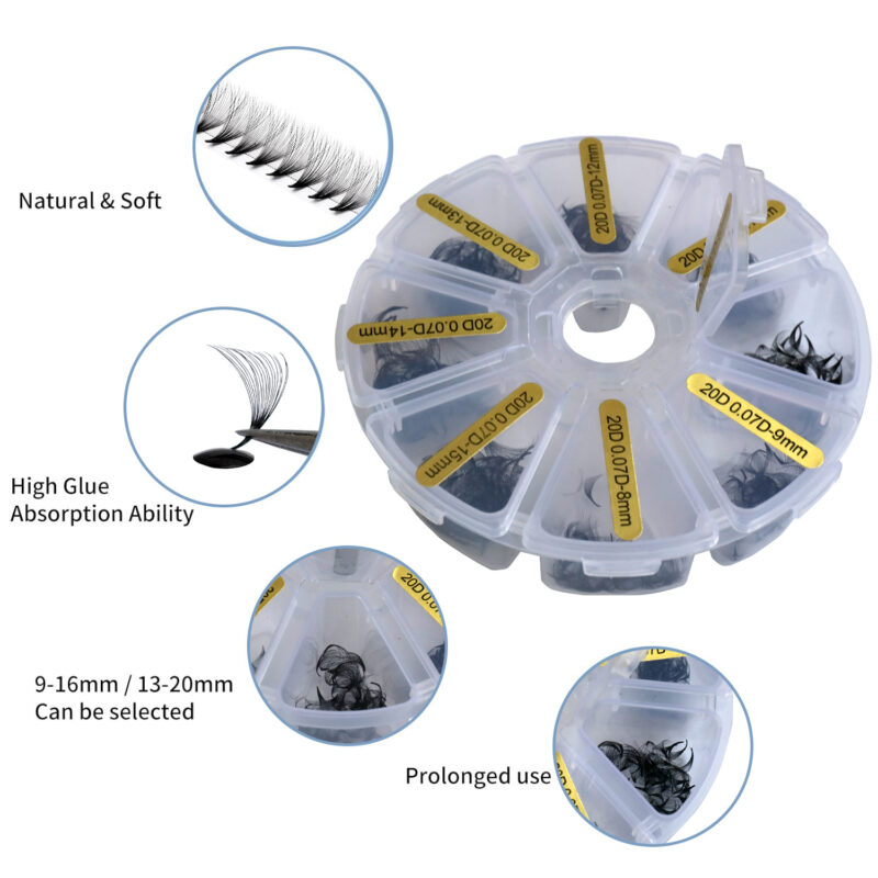 4-20 D Loose Individual Lash