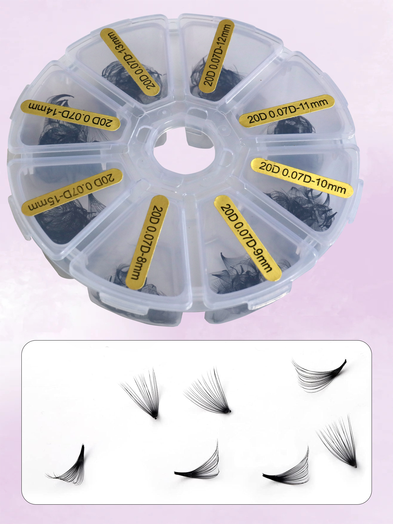 4-20 D Loose Individual Lash
